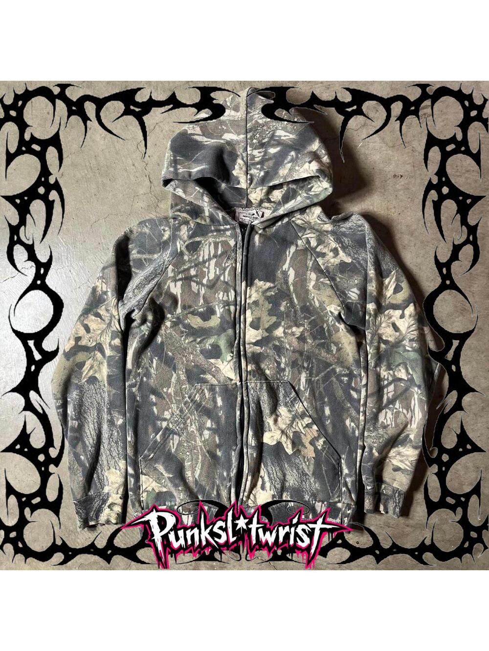 Mossy Oak Men's Multi and Green Hoody